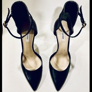 Black Sexy Guess Leather Stilettos 8